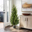 Ensemble de 2 plantes artificielles réalistes avec feuillage authentique, résistantes aux UV, pour l'intérieur et l'extérieur (salon, bureau, terrasse), 150 cm (5 pi).-918159769