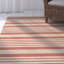 Tapis intérieur / extérieur rayé terre cuite / beige Arneshia-1289842139