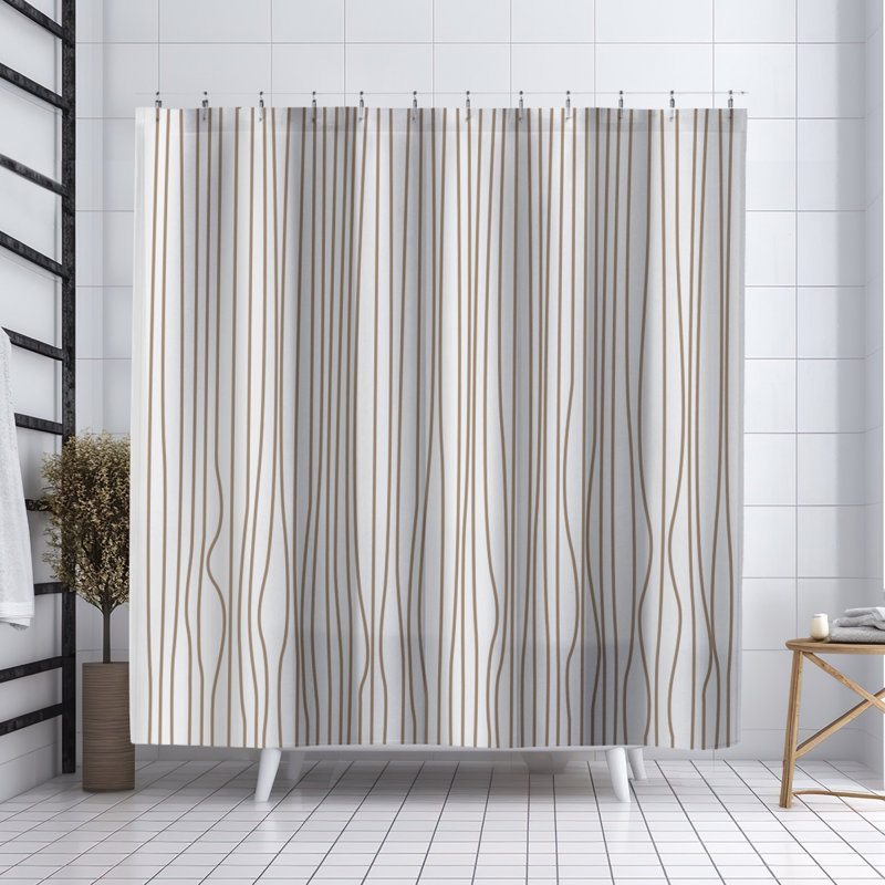 Rideau de douche Coco, Beige