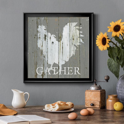 Rooster Gather - cadre photo, impression sur toile
