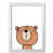 White Grain Frame