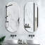 Rithi Long Oval Flat Wall Mirror-1448615061