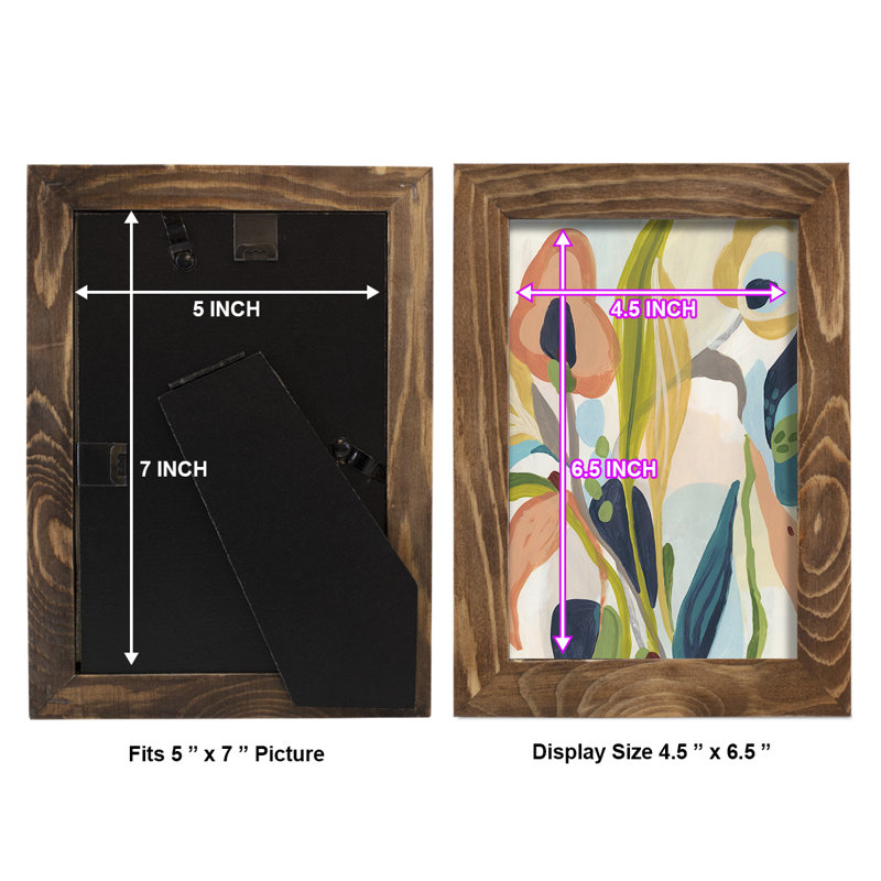 Jungle Jewels II, reproduction encadrée, H 8 po x l 6 po x P 1 po, Noyer