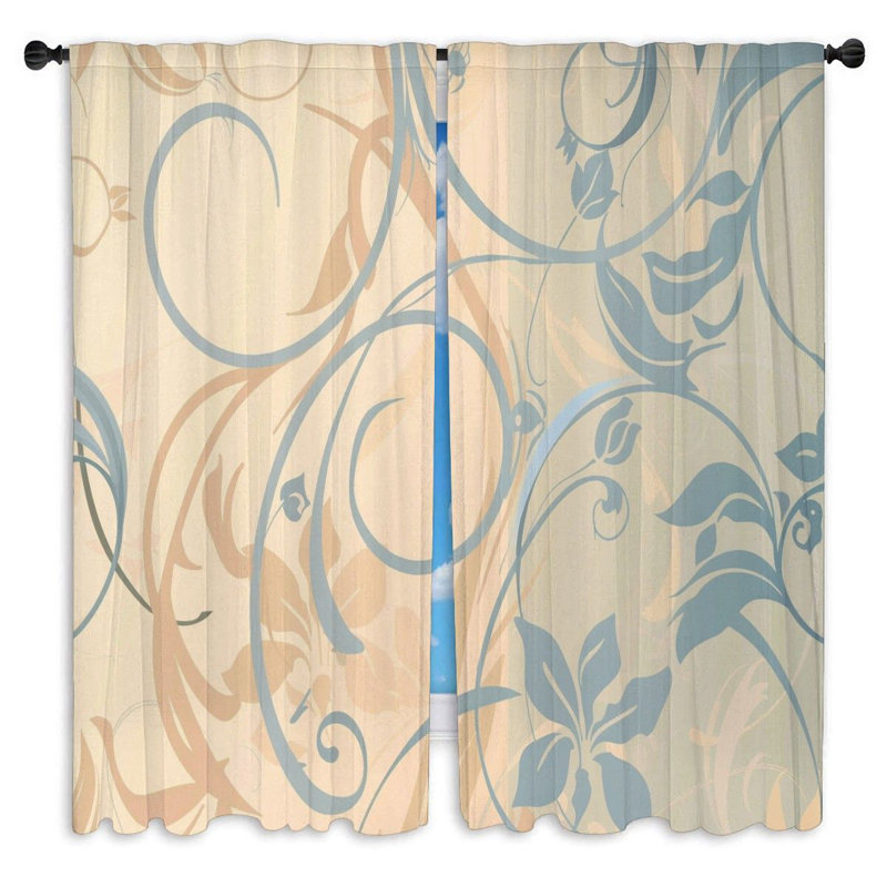 Paire de rideaux obscurcissant en polyester Sreul, L 40 po x L 82 po