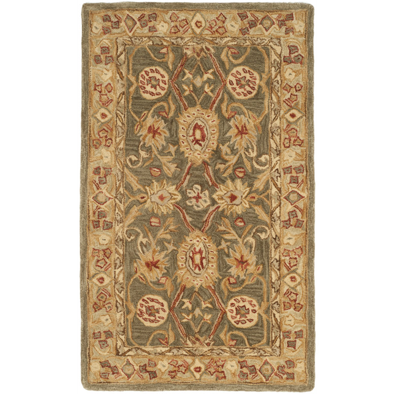 Tingley Hand Tufted Wool Oriental Rug, Rectangle 3' x 5'
