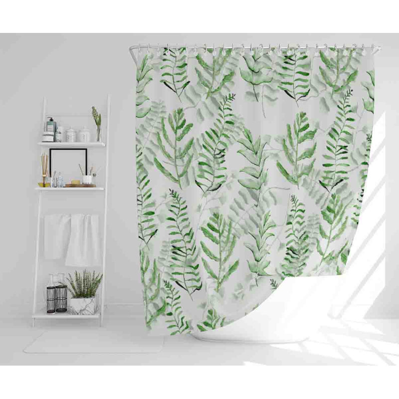 Muhdin 13 Piece Polyester Shower Curtain Set