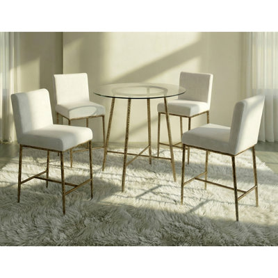 Lalia 5-Piece Counter Height Table Set