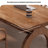 Modern Minimalist Double - Layer Solid Wood Desk-591869582