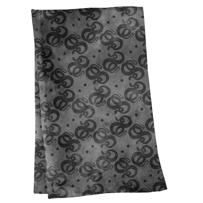 Tea Towel Kitchen Towel, Poly Twill, Black