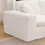 Canapé modulaire en L 107 po avec repose-pieds mobile 107 po Boucle
