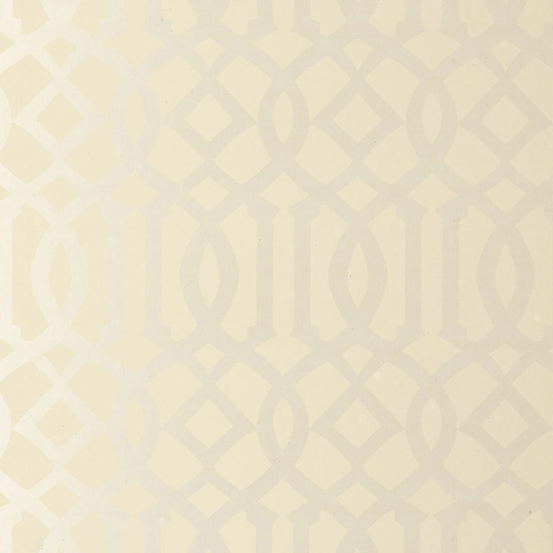 Imperial Trellis Wallpaper, Alabaster