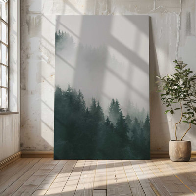 Enchanting Emerald Peaks, grande impression sur toile