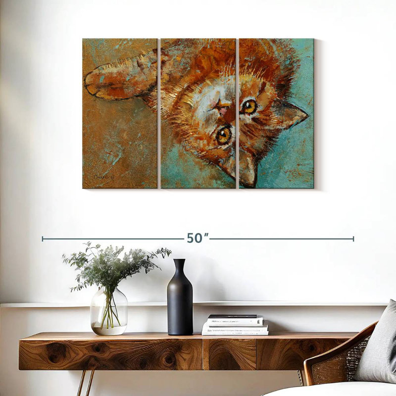 Brampt Little Tiger, 24" H x 38" W