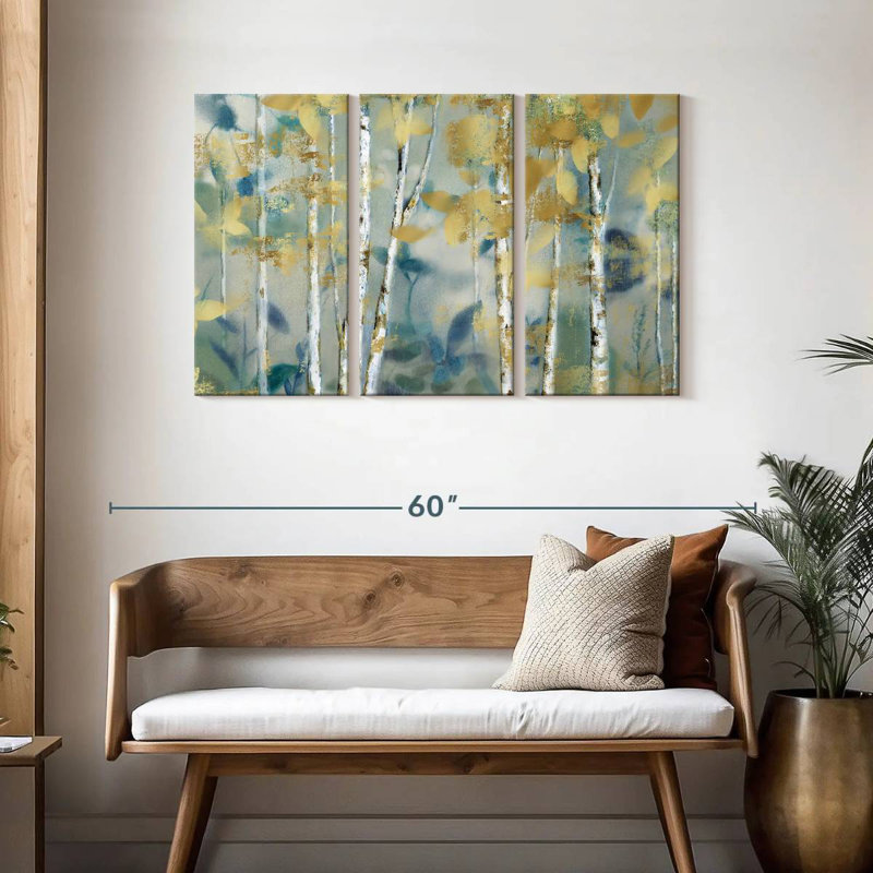 Alvord Gilded Forest I, H 28 po x l 45 po