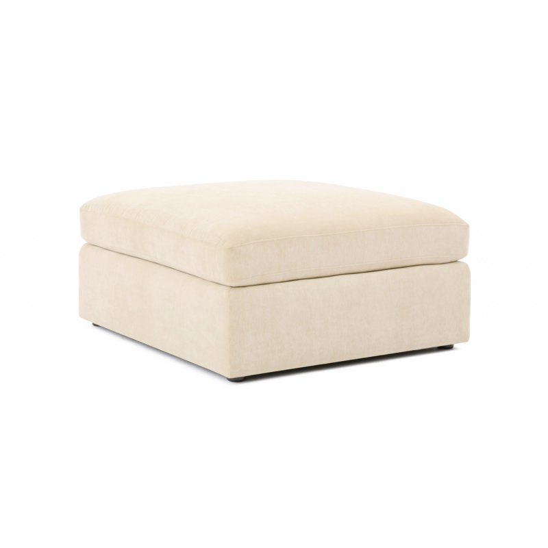 Penncross Upholstered Ottoman, Beige