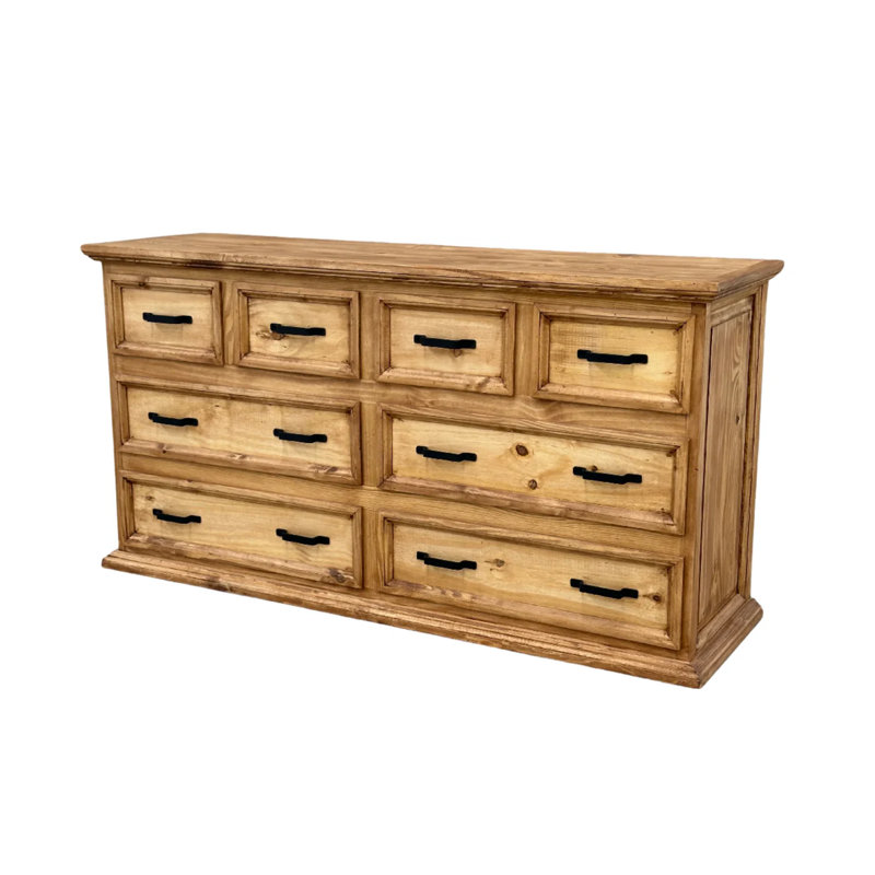 Commode double 8 tiroirs traditionnelle Devlin