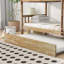 Twin Over Twin Bunk Bed With Trundle, Convertible Into Twin Size Beds-107092026