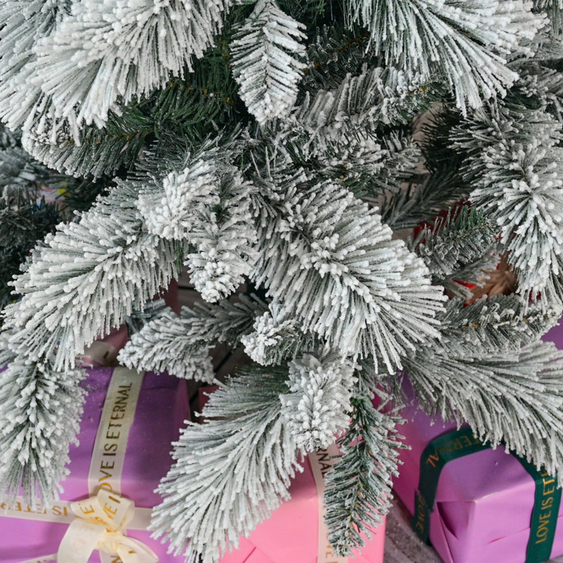  Arbre de Noël artificiel enneigé, 8'