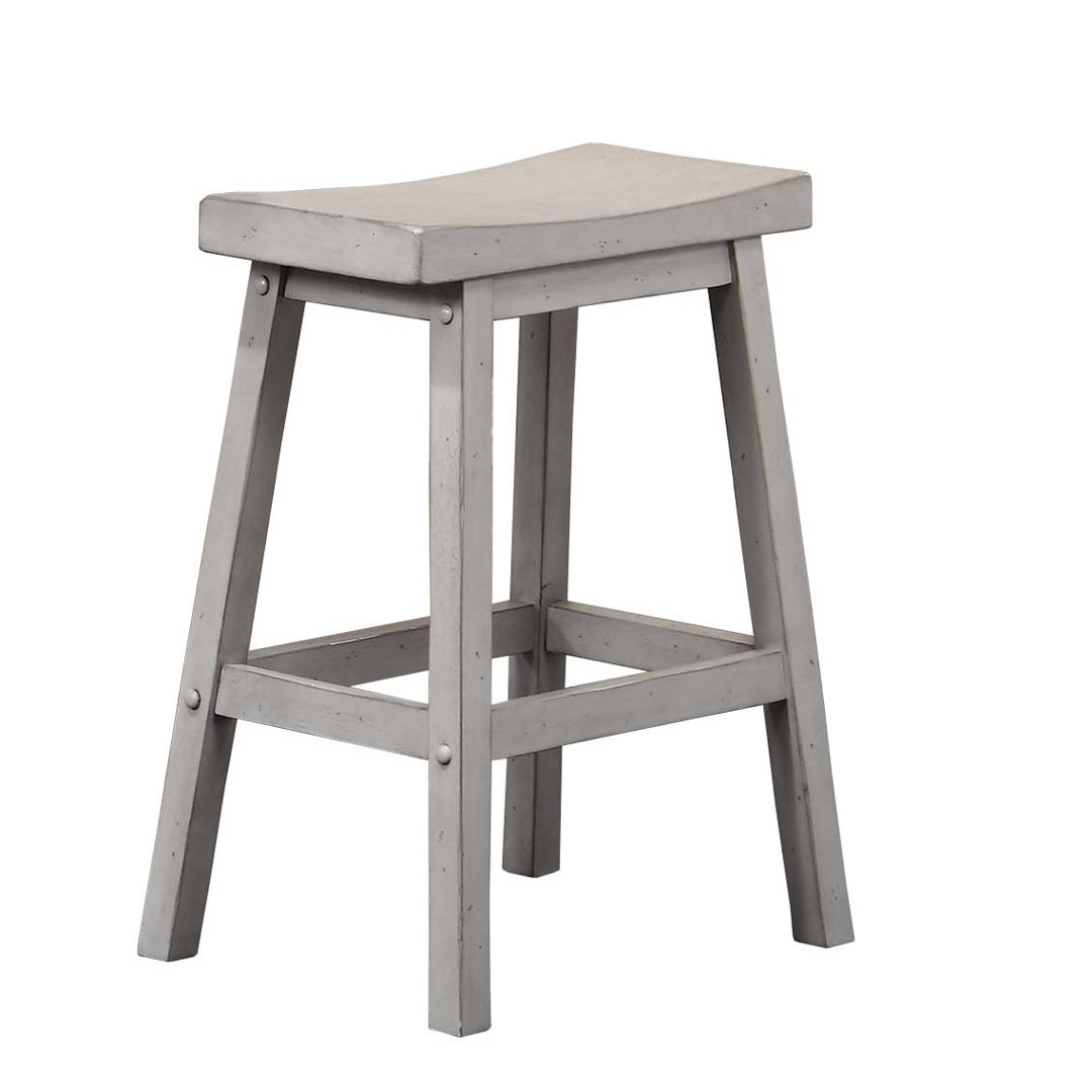 Kewaunee Solid Wood 24" Counter Stool (Set of 2) Beachcrest Home™ Seat 