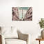 Iconic Paris Eiffel View Retro Vintage Abstract Architecture City Wall Art Print-1399839557