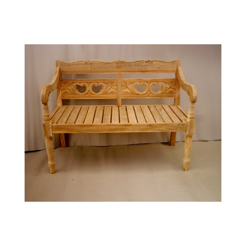 Banc de jardin teck Proulx