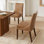 Chaise d'appoint en cuir Niara