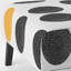 Yellow And Black Circle Pattern - Upholstered Patterned Accent Slipper Chair