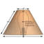 Abat-jour empire en papier 11 po H 11 po x l 19 po beige beige