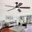 132cm Modern Dual-purpose Ceiling Fan Light with Remote Control-434217159-434217158