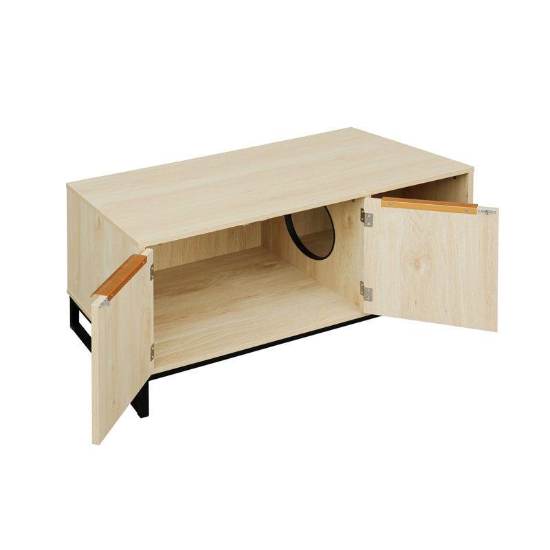 Crédence de rangement l 35,43 po Lynnora