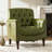Annja 32" W Tufted Genuine Leather Armchair-121845630