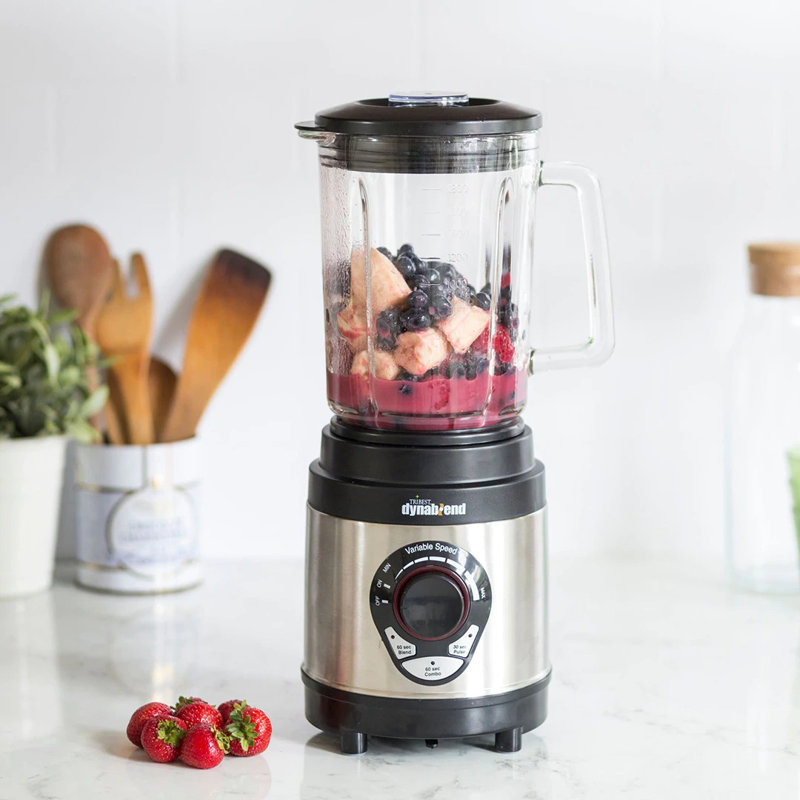 Dynablend 60-oz Stainless Steel and Glass Variable Speed Countertop Blender