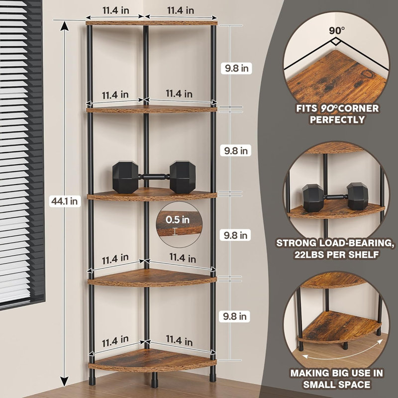 Cathylee Plant Stand 5 Tier, Natural