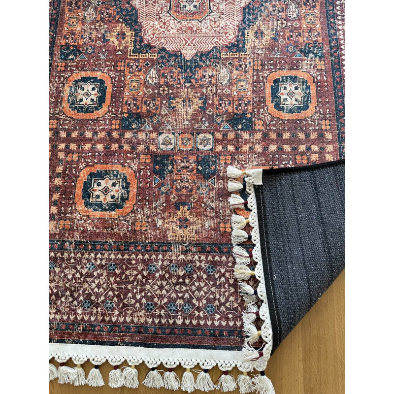Tapis Nashayla avec envers antidérapant, Rectangle 5 pi 3 po x 7 pi 3 po