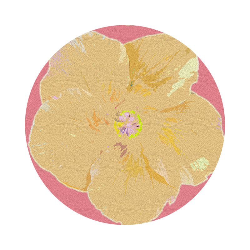 Napperon Hibiscus, Rose