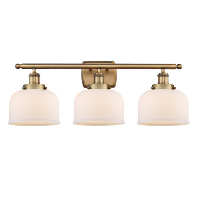 Ballston Urban Bell 8" - 3 Light 28" Bath Vanity Light