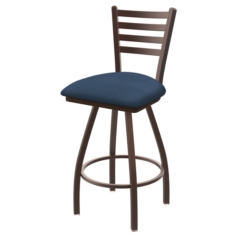 Tabouret de bar pivotant de 36" Evers, Bronze, Vinyle - baie Rein, Tabouret de comptoir (siège d'une hauteur de 25 p