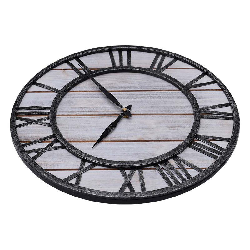 Abra Wall Clock, Grey