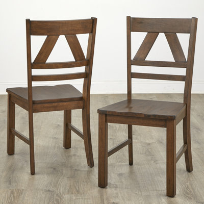 Chaise d'appoint en bois massif Rivington