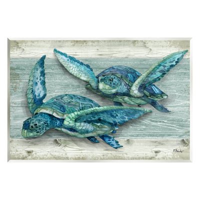 «Northpoint Sea Turtles Sealife», art mural par Paul Brent