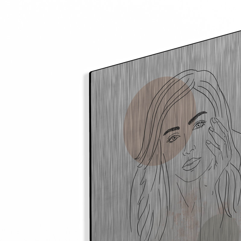 «Portrait de femme» par Sabrina Balbuena, H 16 po x l 12 po