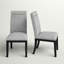 Chaise d'appoint rembourrée Donny-320192846
