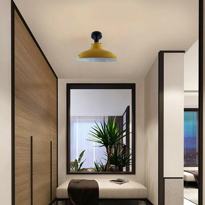 Kunze Flush Mount, Yellow