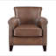 Chaise d'appoint en cuir traditionnel 1pc-1435454935