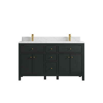 Ensemble de meuble-lavabo double 60 po Sonoma