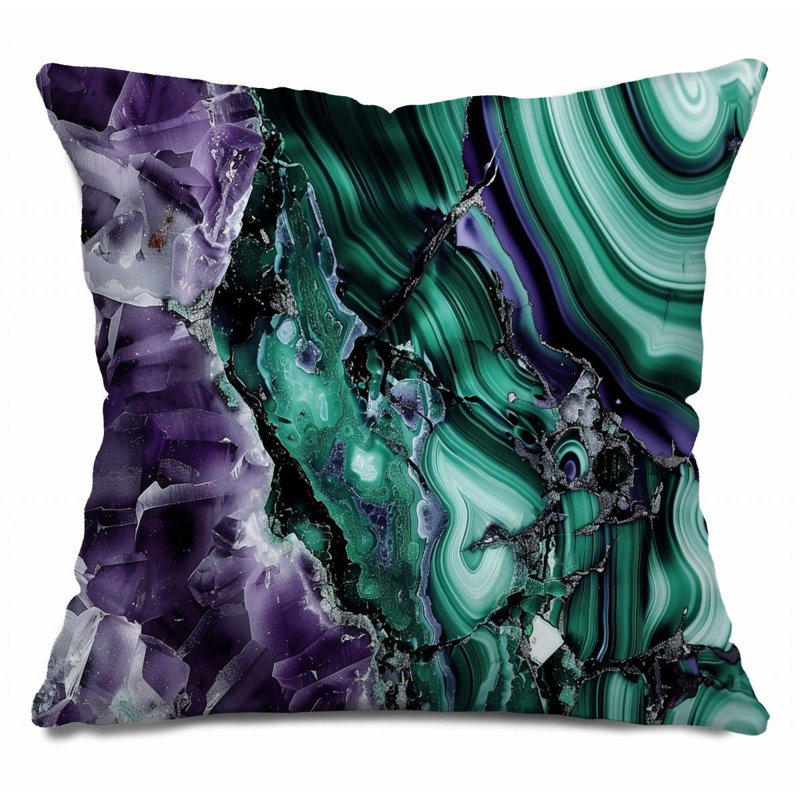 Reversible Throw Pillow, 20"H x 20"W