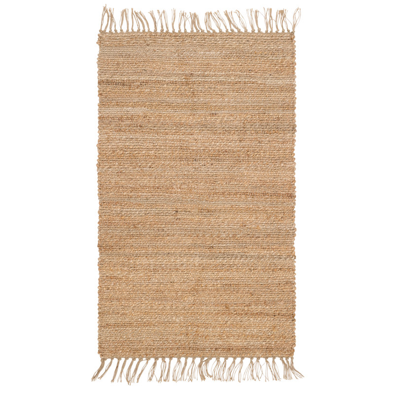 Nautica Solid Natural Jute Runner Rug, Rectangle 2'3" x 3'9"