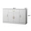 Buffet avec rangement, grande armoire de rangement avec 1 tiroir et 4 portes, buffet moderne pour la salle à manger