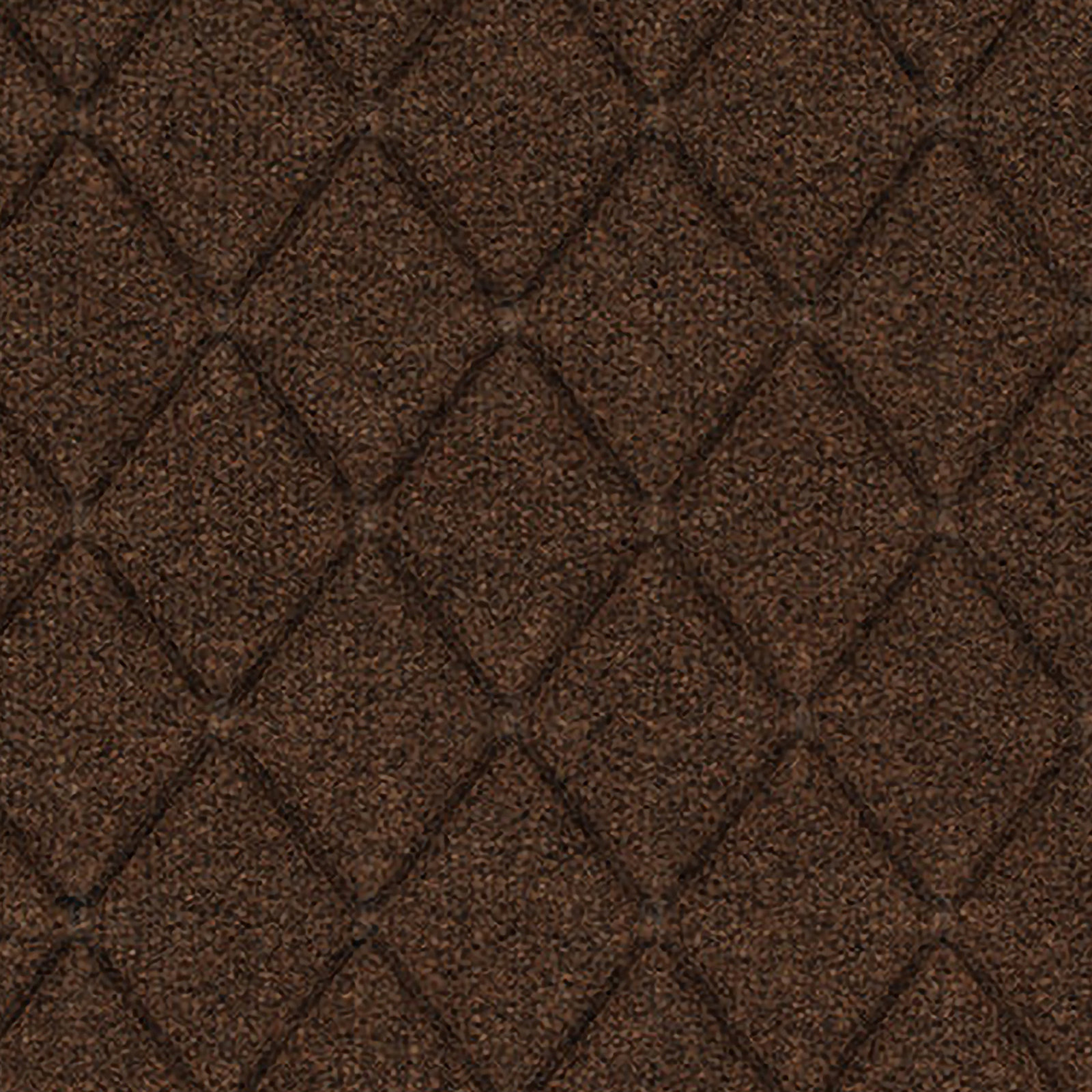 WaterHog Non-Slip Indoor/Outdoor Doormat, Dark Brown, Semi-Circle 24" x 39"
