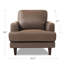 Chaise en cuir fleur Reuma-284637557